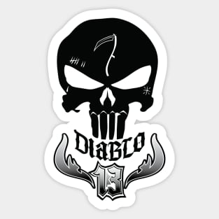 Diablo tattoo 1 Sticker